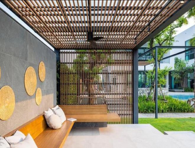 庭院景观设计 | 园艺生活中的木质美