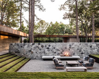 北京庭院休闲区域施工案例